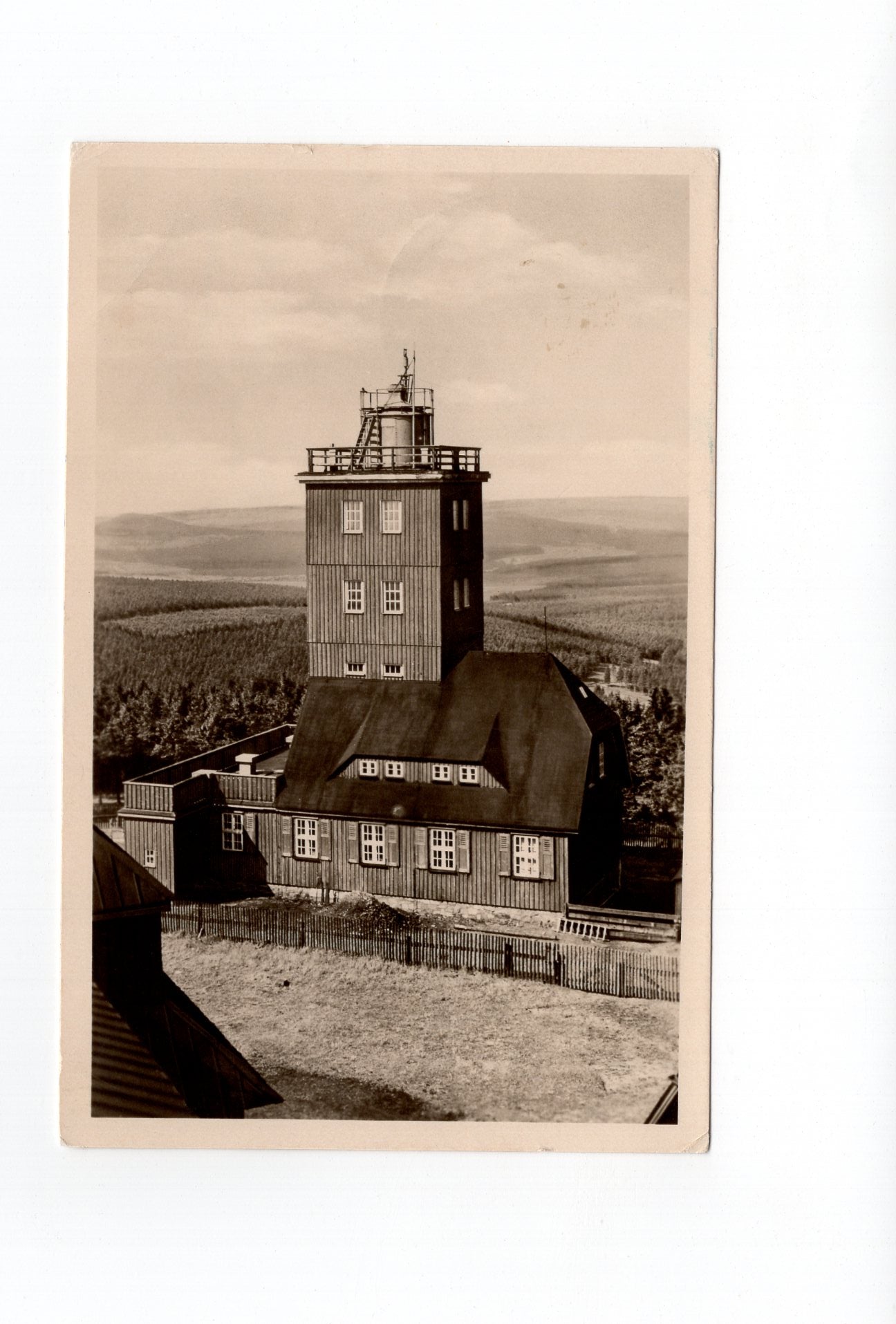 Ansichtskarte Fichtelberg / Erzgebirge / Wetterwarte