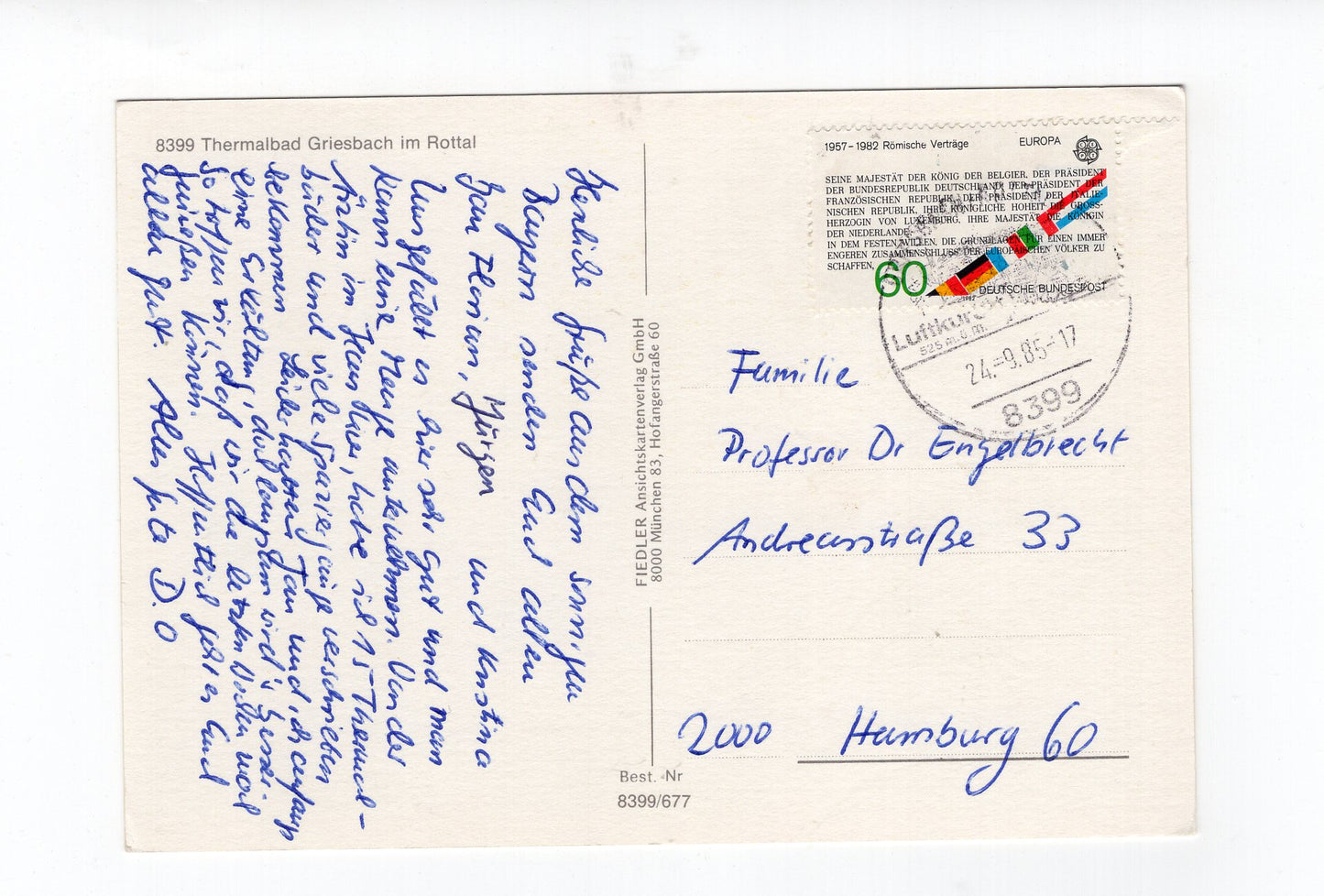 Ansichtskarte Bad Griesbach Im Rottal