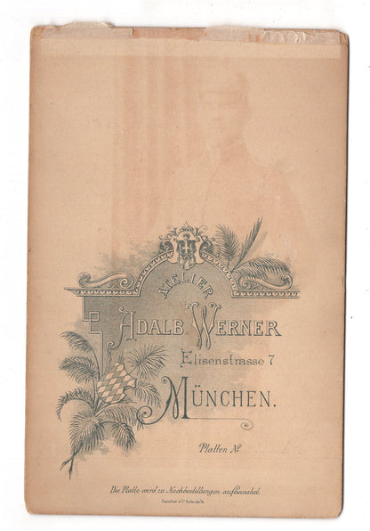Fotografie Feines Paar - München 1880er / CAB X-23