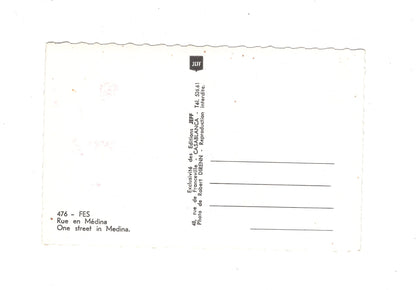 Ansichtskarte Fes / Rue en Medina / Marokko