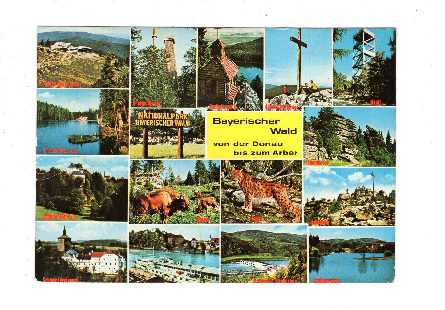 Ansichtskarte Bayerischer Wald von der Donau bis zum Arber / K1-51