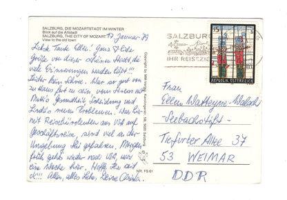 Ansichtskarte Salzburg / Altstadt / Österreich