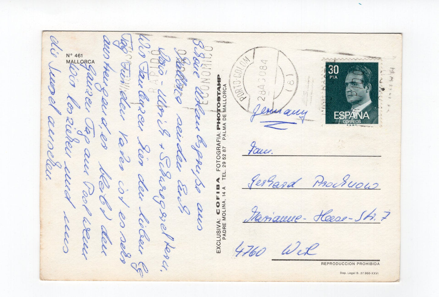 Ansichtskarte Mallorca / Spanien