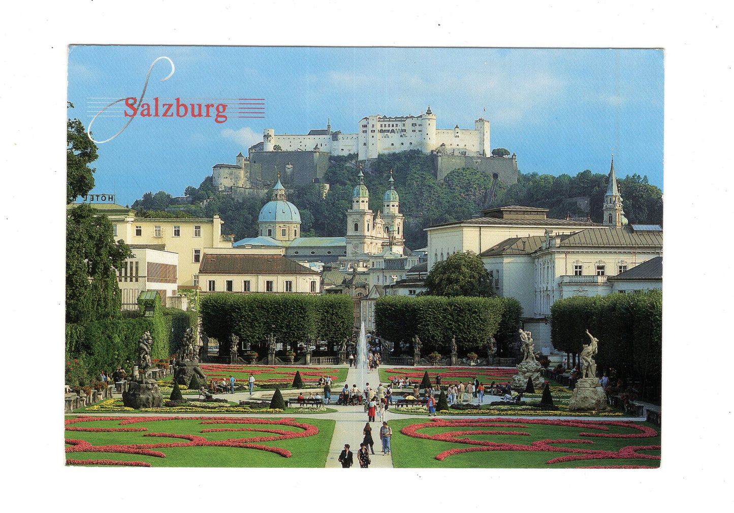 Ansichtskarte Salzburg / Mirabellengarten / Österreich