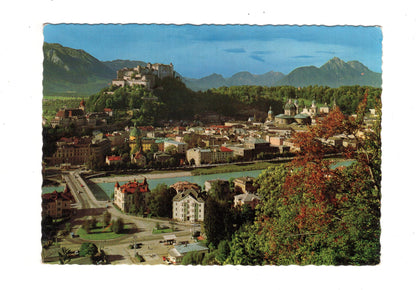 Ansichtskarte Salzburg / Altstadt mit Feste Hohensalzburg / Österreich