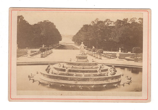 Fotografie Versailles / Bassin de Latone / Frankreich - 1870er / CAB V-21