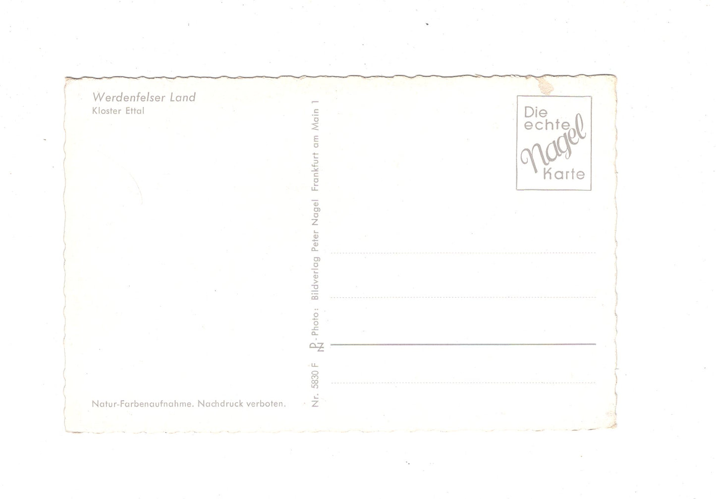 Ansichtskarte Werdenfelser Land / Kloster Ettal / I1-62