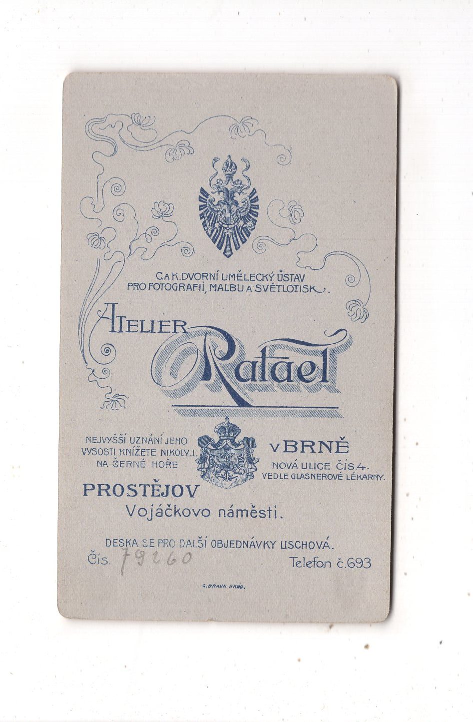Fotografie Damenportrait - Brünn / Prostejov 1900er