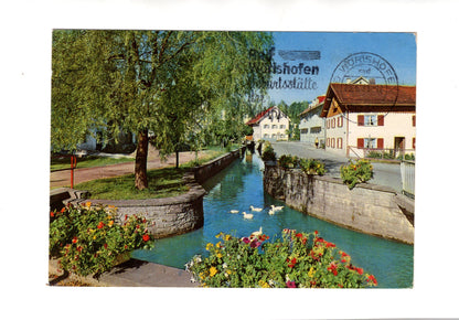 Ansichtskarte Bad Wörishofen im Allgäu / Am Mühlbach