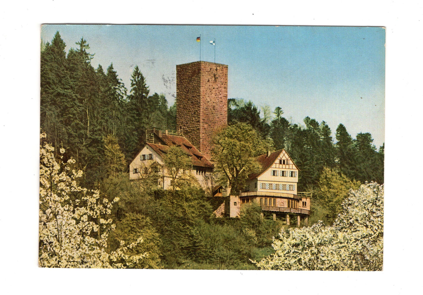 Ansichtskarte Bad Liebenzell im Schwarzwald / Burg Liebenzell