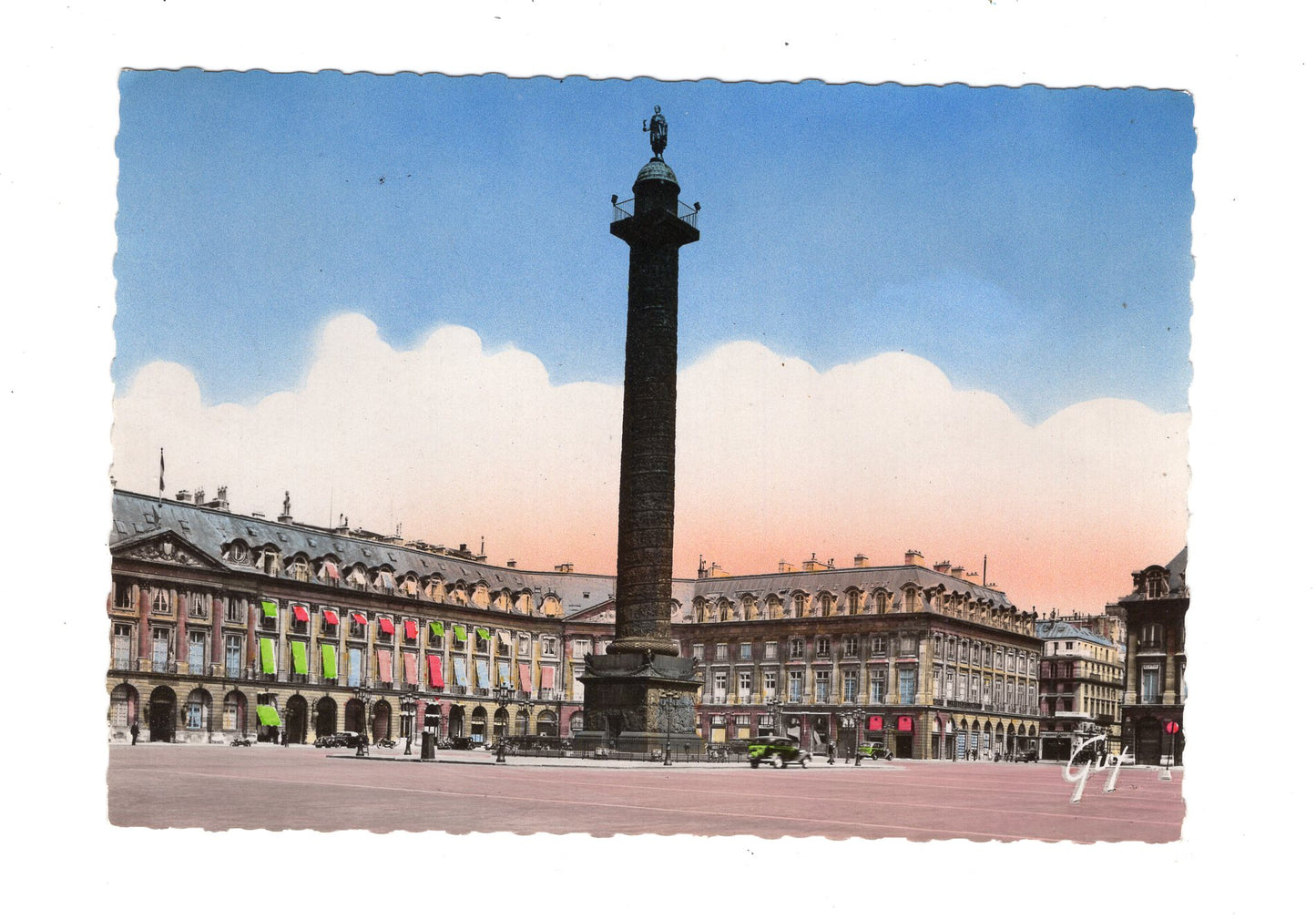 Ansichtskarte Paris / La Place et la Colonne Vendome / Frankreich