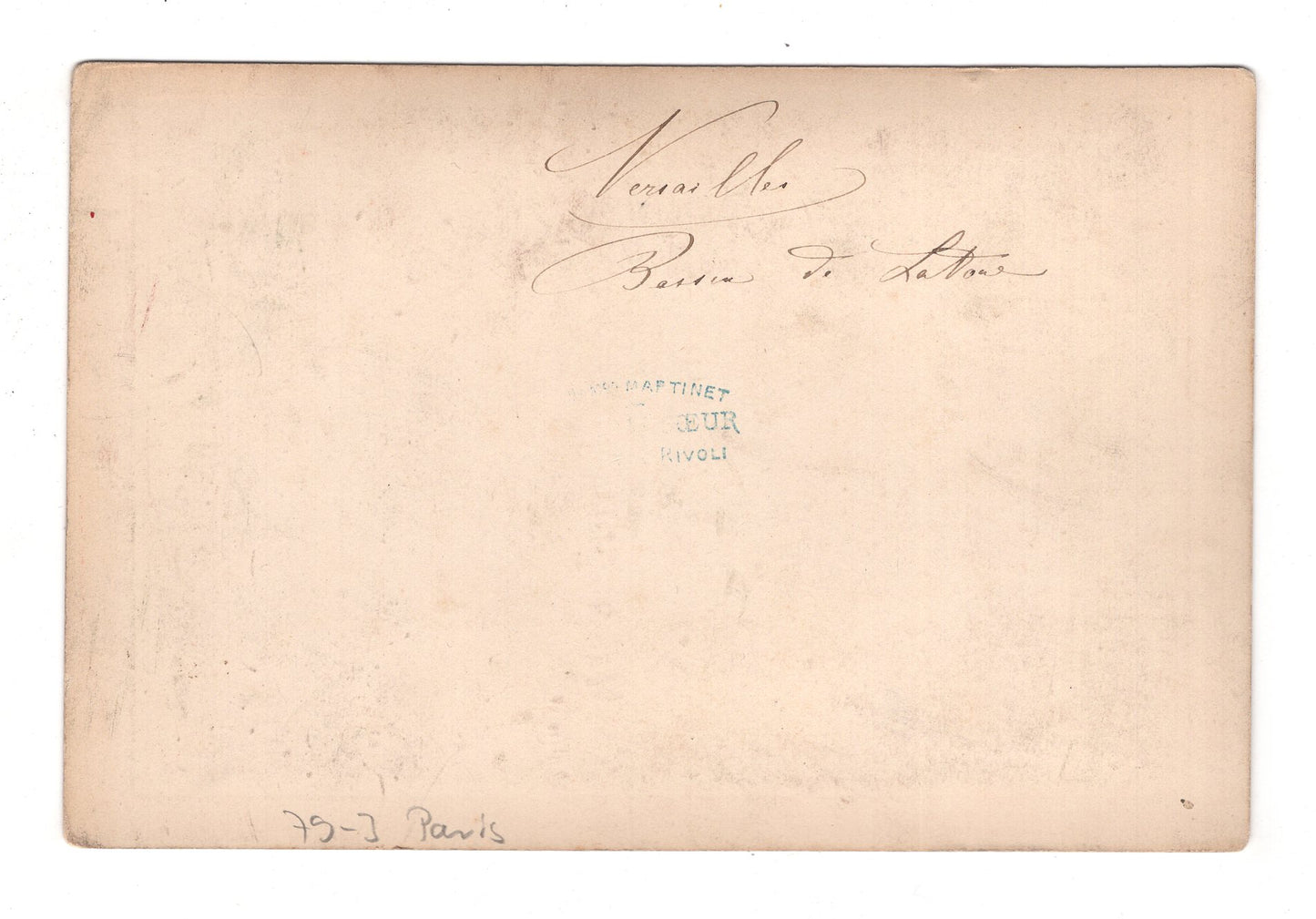 Fotografie Versailles / Bassin de Latone / Frankreich - 1870er / CAB V-21