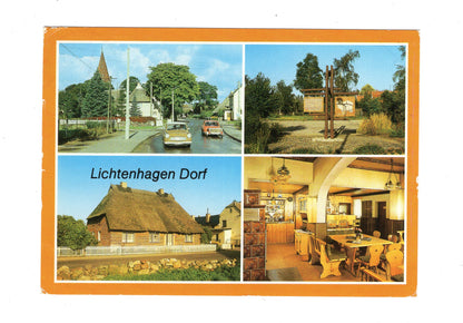 Ansichtskarte Lichtenhagen Dorf / Elmenhorst / Kreis Rostock