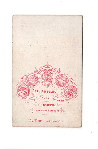 Fotografie Damenportrait - Hildesheim 1880er / CDV C1-14