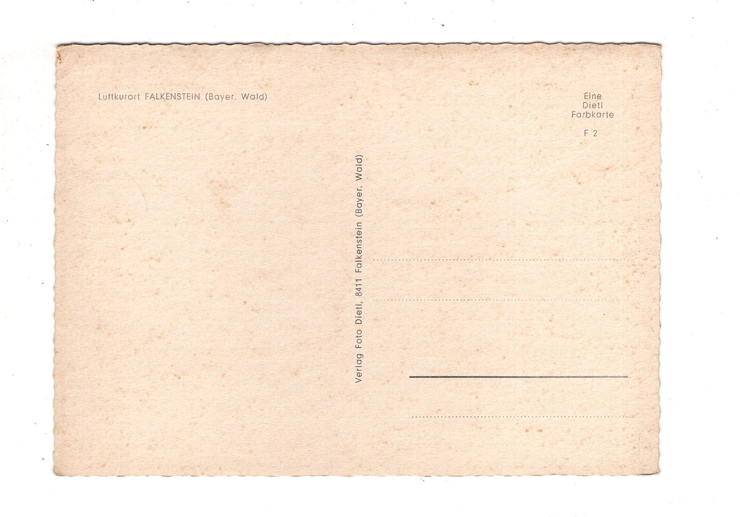 Ansichtskarte Falkenstein / Bayerischer Wald / K1-51
