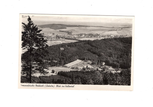 Ansichtskarte Sommerfrische Neukirch / Lausitz / Blick ins Valtental