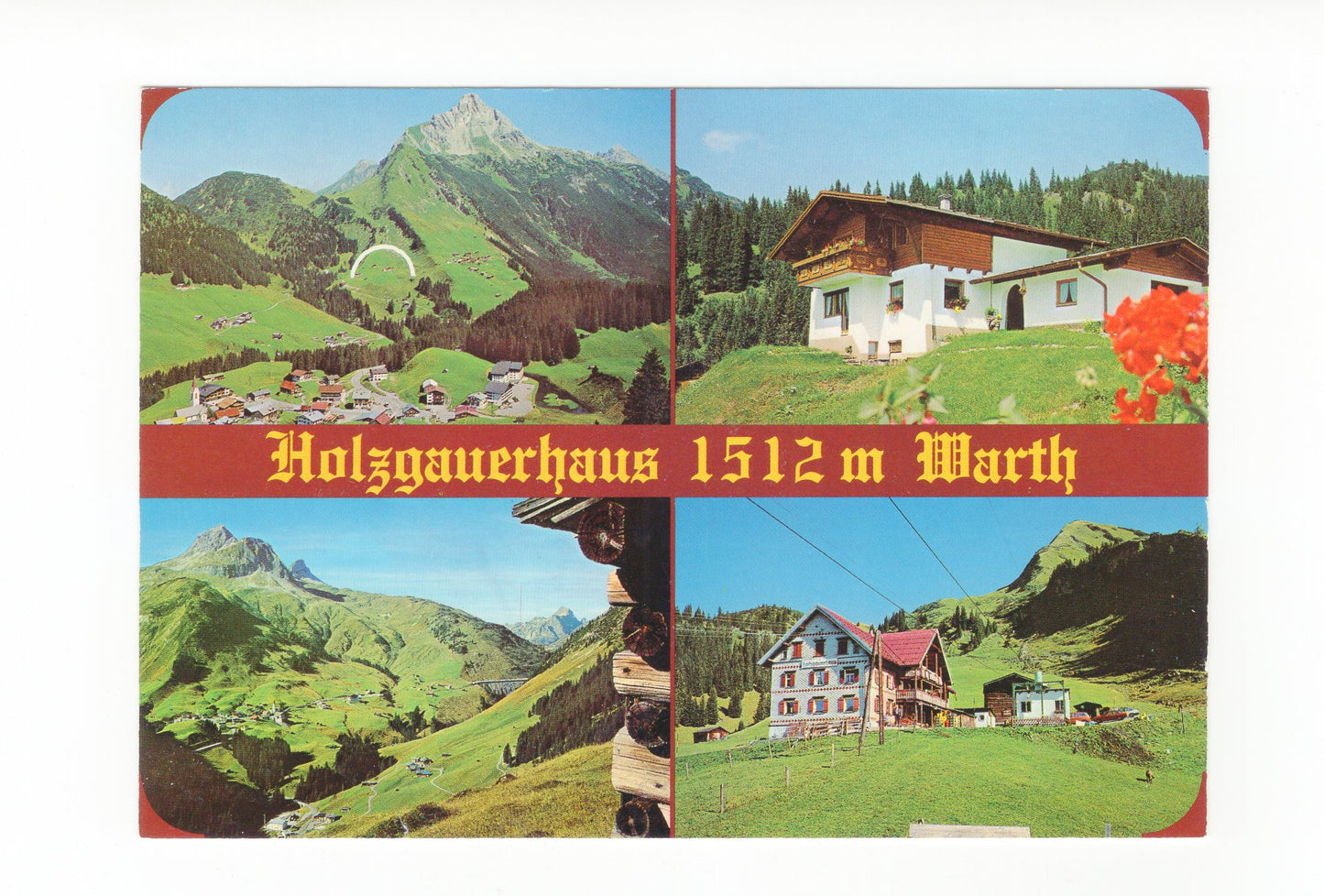Ansichtskarte Gasthof Holzgauerhaus / Warth-Lechleiten / Vorarlberg / Österreich