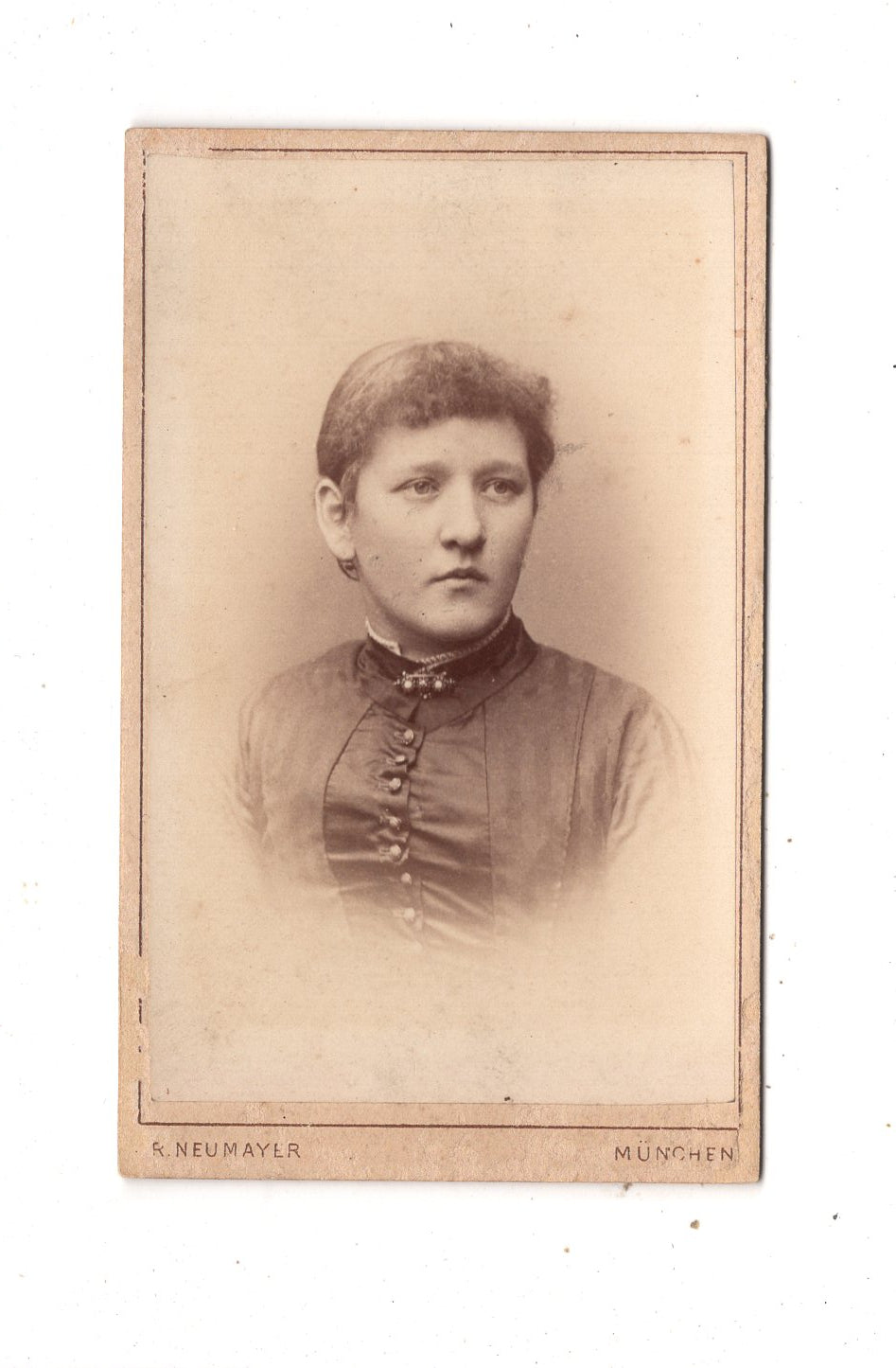 Fotografie Damenportrait - München um 1880
