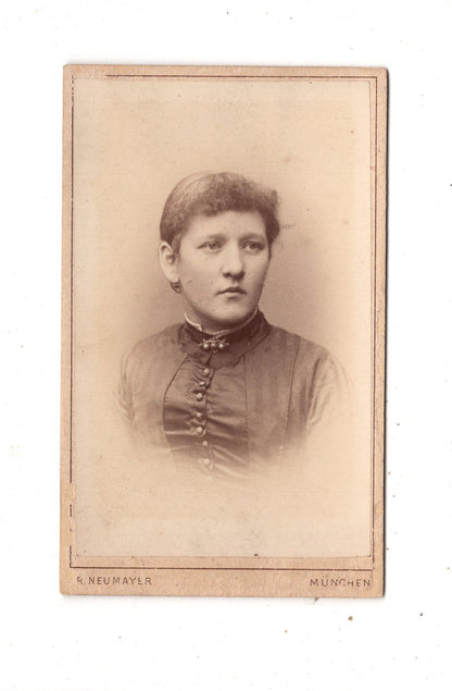 Fotografie Damenportrait - München um 1880