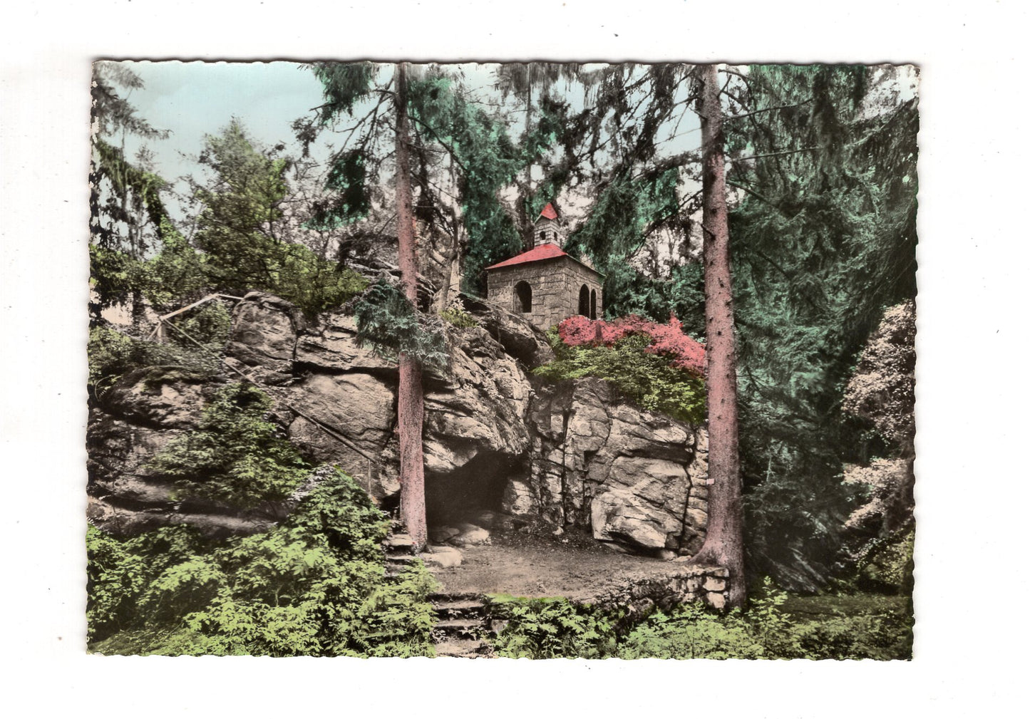 Ansichtskarte Falkenstein / Bayerischer Wald / Schlosspark - Unter der Klause / K1-51