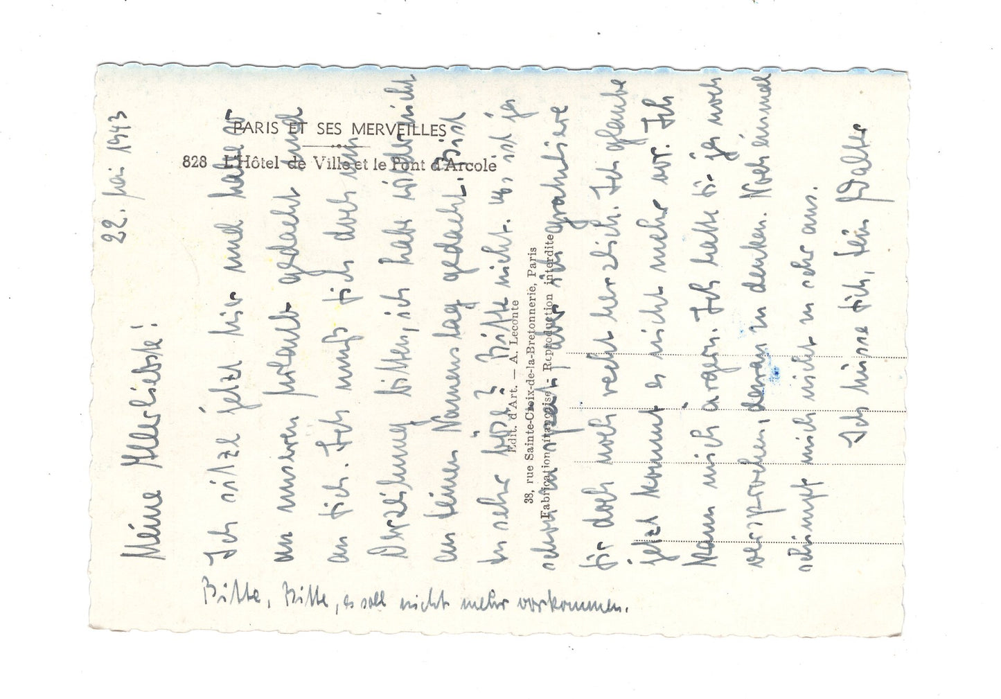 Ansichtskarte Paris / L´Hotel de Ville +++ / Frankreich