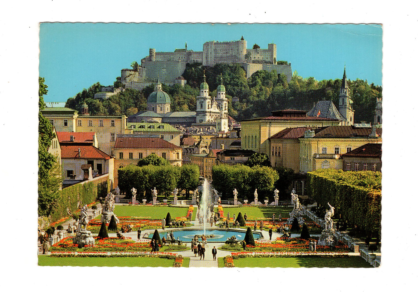 Ansichtskarte Salzburg / Mirabellengarten / Österreich