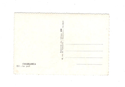 Ansichtskarte Casablanca / Hafen / Marokko