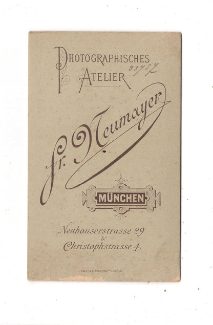 Fotografie Damenportrait - München um 1880