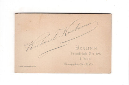 Fotografie Damenportrait - Berlin 1890er / CDV C1-14