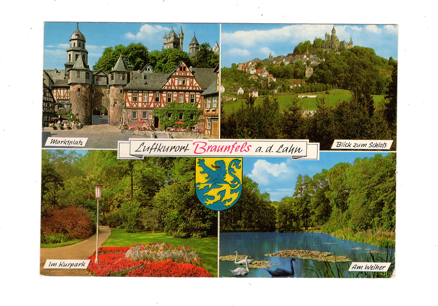 Ansichtskarte Braunfels an der Lahn / Blick zum Schloss +++