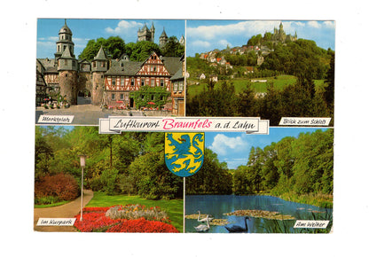 Ansichtskarte Braunfels an der Lahn / Blick zum Schloss +++