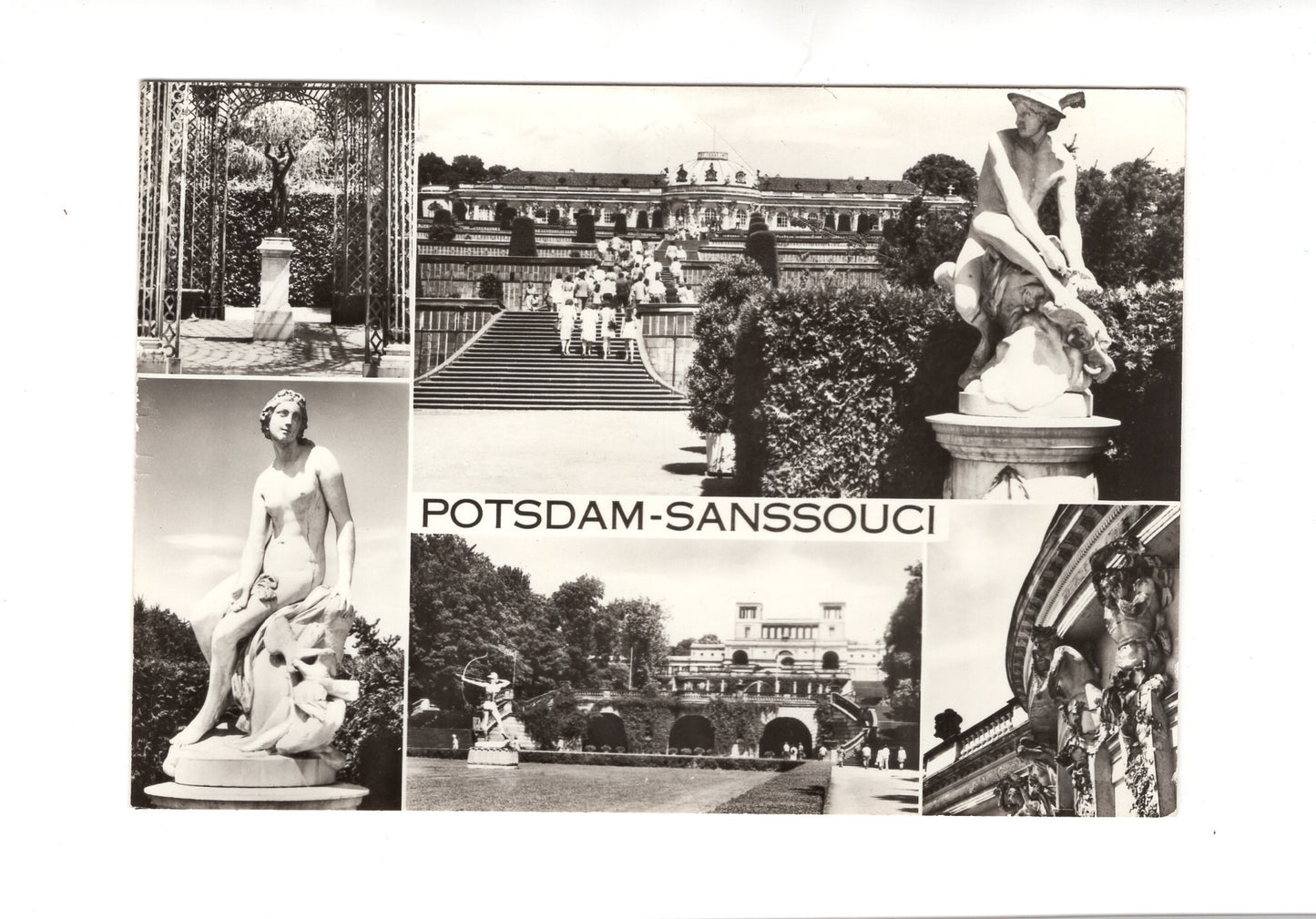 Ansichtskarte Potsdam-Sanssouci / Schloss Sanssouci +++
