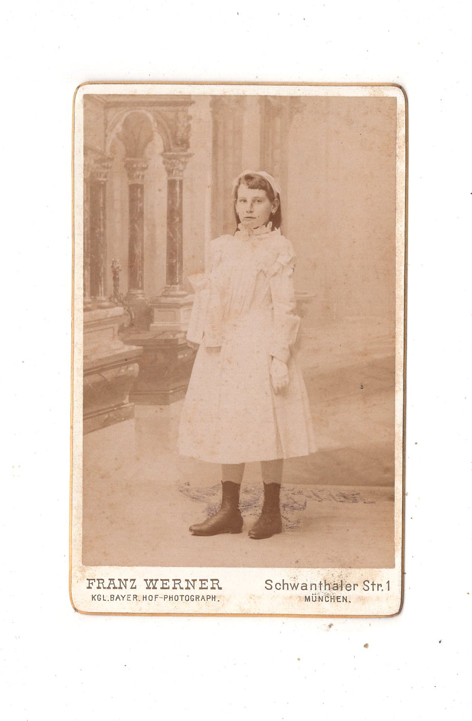 Fotografie Feines junges Mädchen - München 1890er