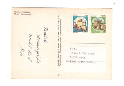 Ansichtskarte Merano Meran / Kurpromenade / Italien / N1-57