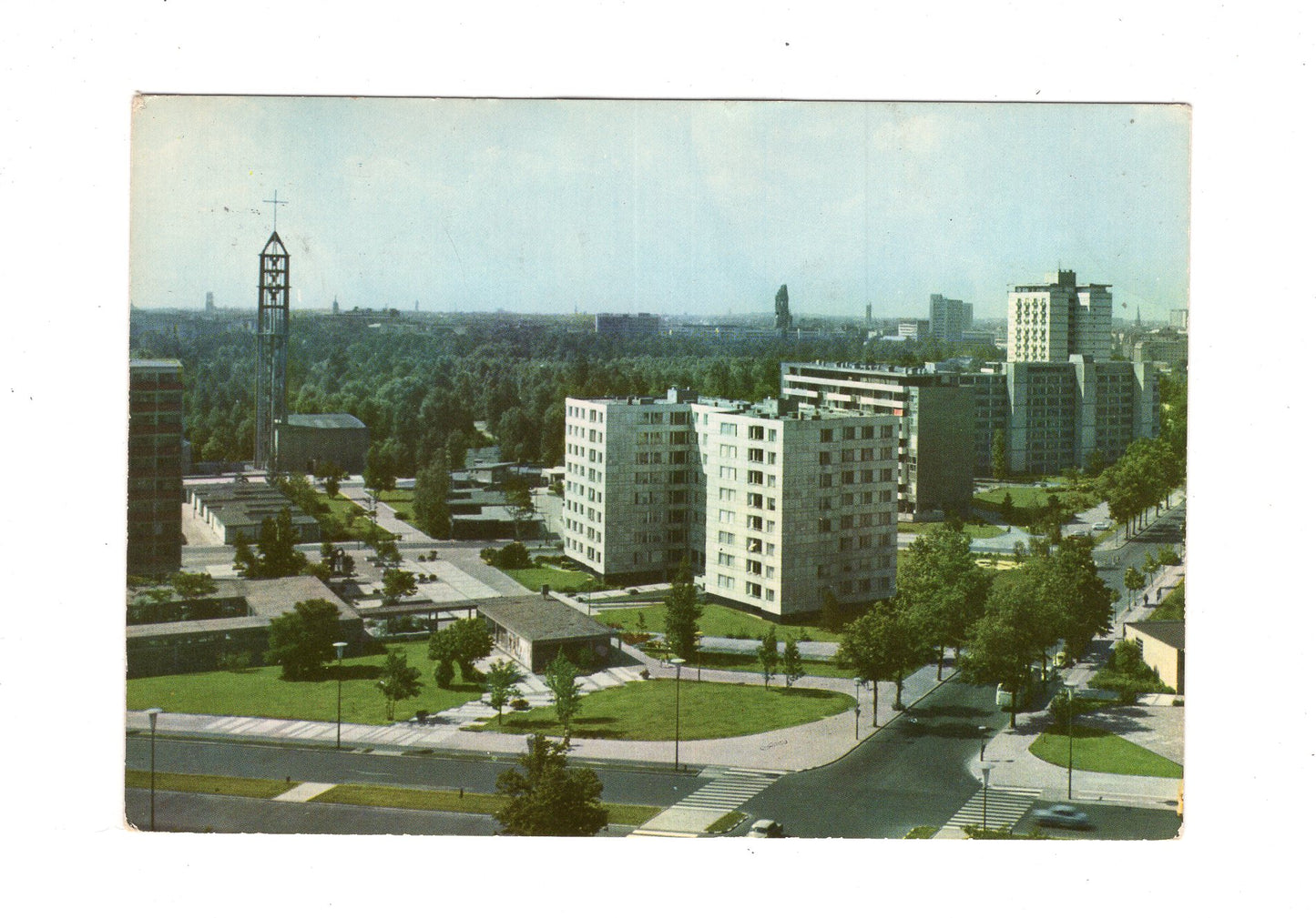 Ansichtskarte Berlin / Blick auf das Hansaviertel
