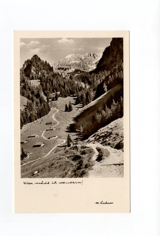 Ansichtskarte Königsbachalm mit Schneibstein / Österreich