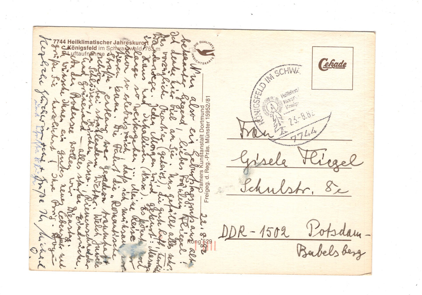 Ansichtskarte Königsfeld im Schwarzwald / G1-67