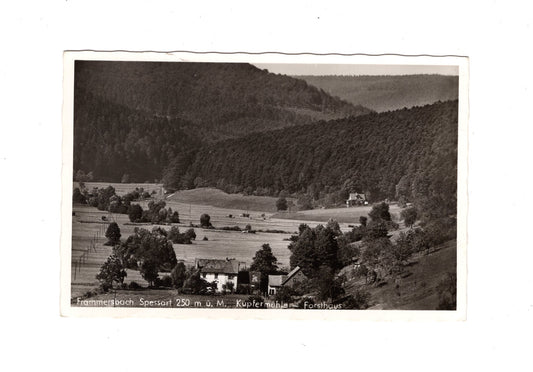 Ansichtskarte Frammersbach / Spessart / Kupfermühle - Forsthaus