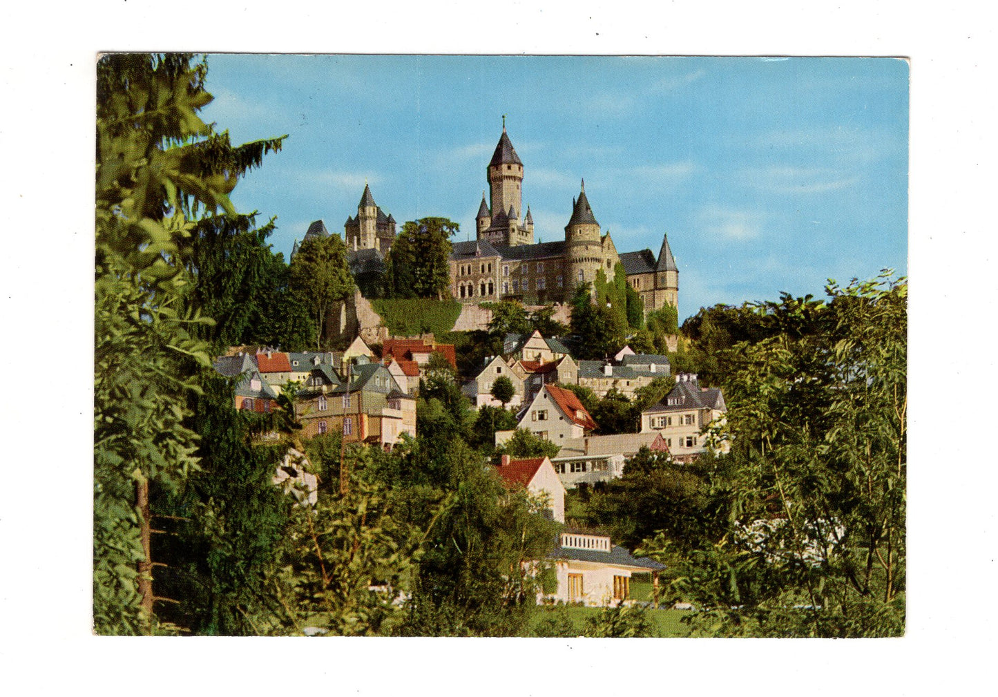 Ansichtskarte Schloss und Burg Braunfels an der Lahn