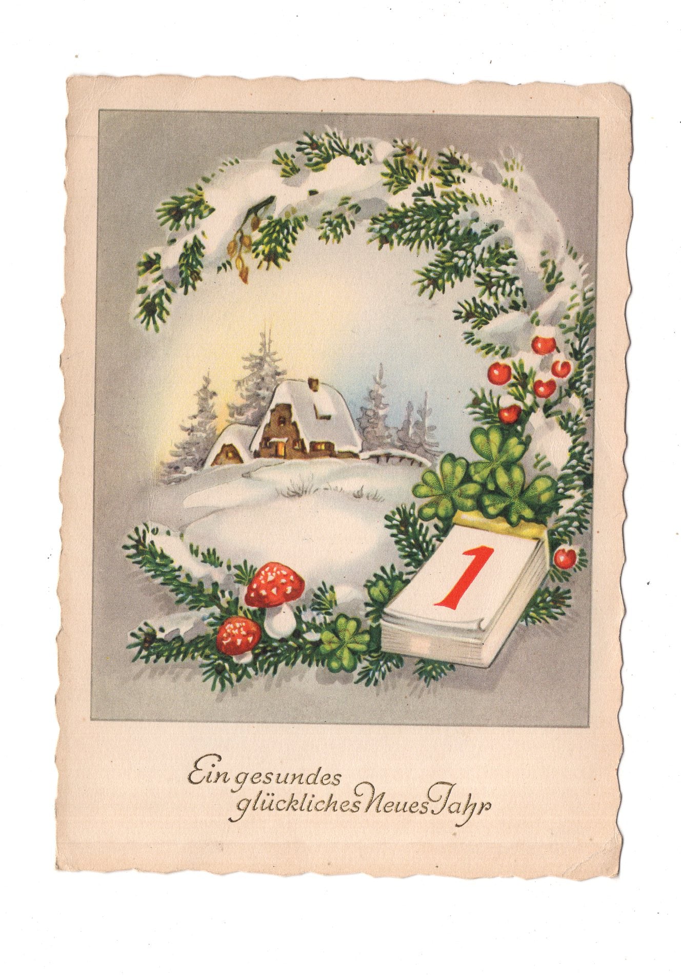 Ansichtskarte Feiertage / Frohes neues Jahr / K1-70