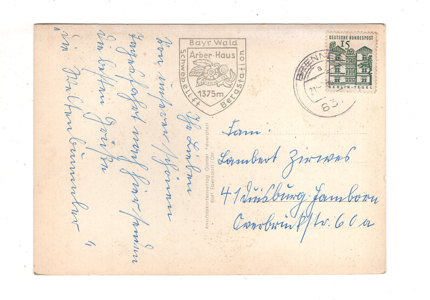 Ansichtskarte Großer Arber / Bayerischer Wald / K1-51