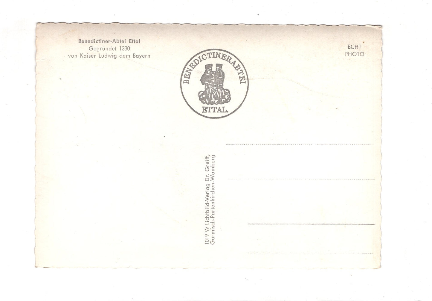 Ansichtskarte Benediktiner-Abtei Ettal / I1-62