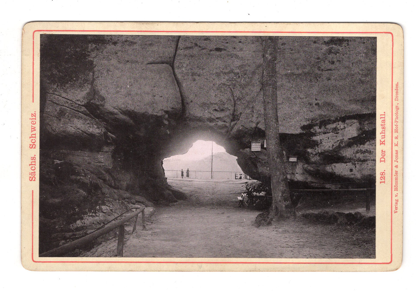 Fotografie Kuhstall / Sächsische Schweiz - 1890er / CAB V-21