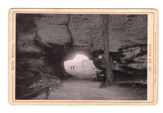 Fotografie Kuhstall / Sächsische Schweiz - 1890er / CAB V-21