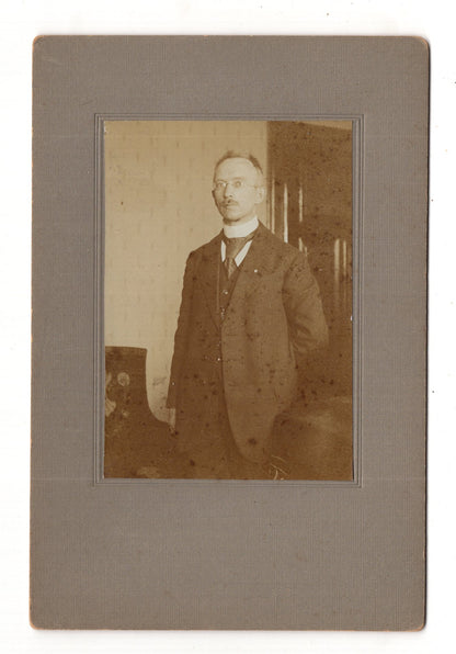 Fotografie Feiner Herr - unbekannter Ort 1910er