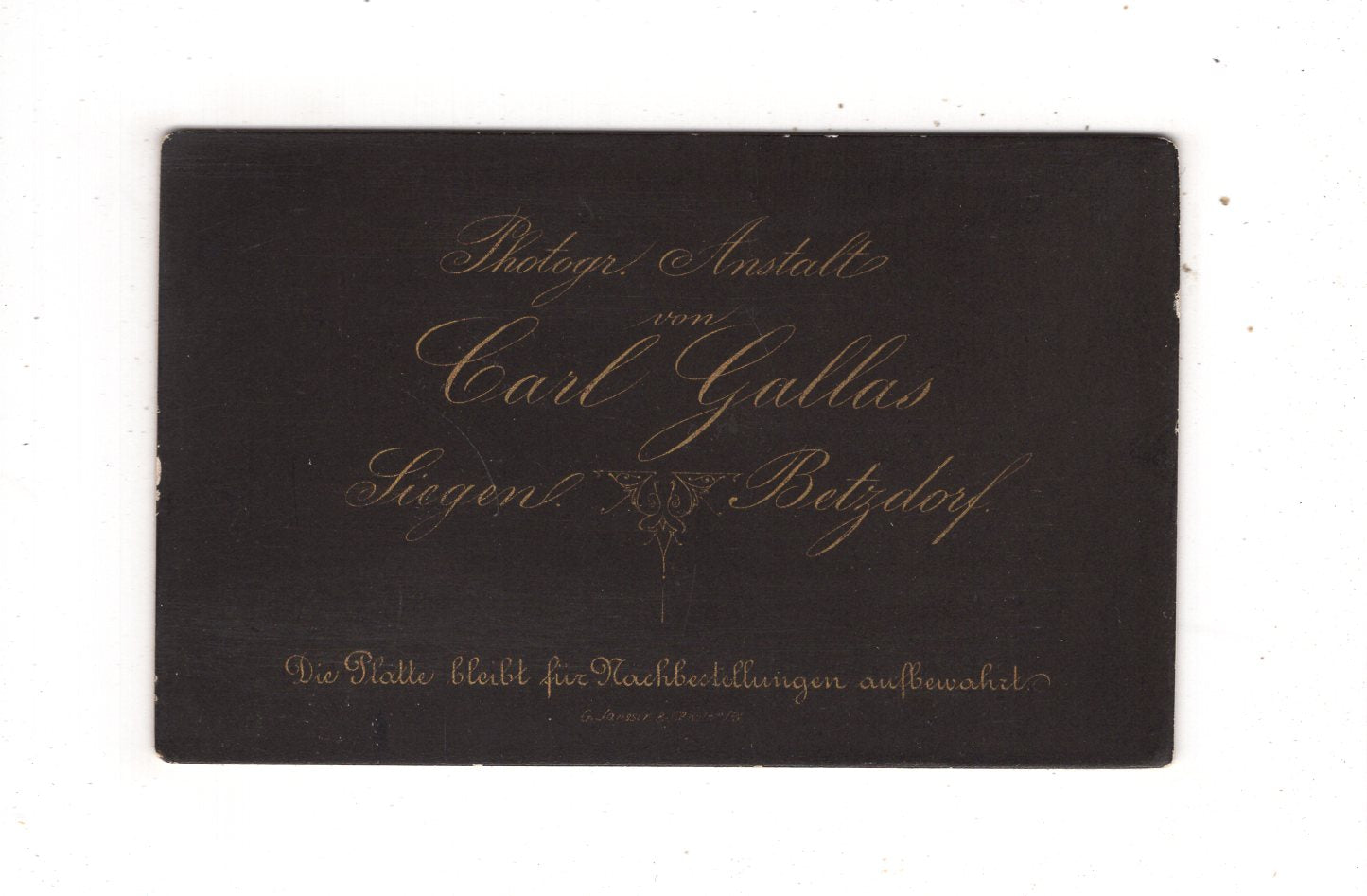 Fotografie Damenportrait - Siegen / Betzdorf 1880er