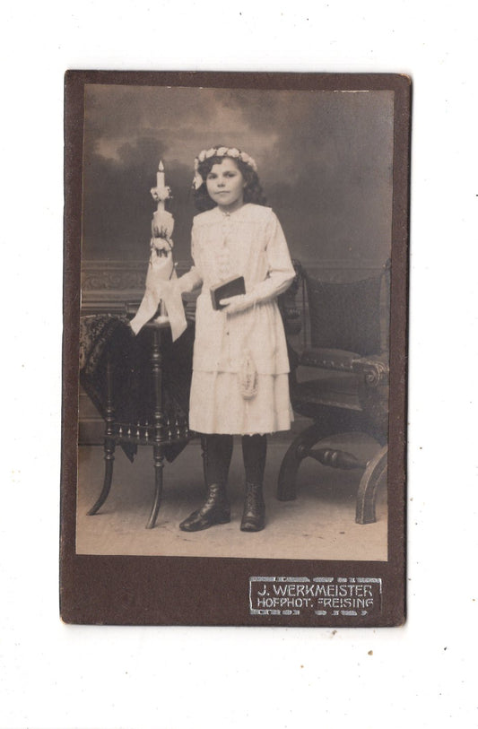 Fotografie Feines junges Mädchen - Freising 1910er