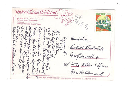 Ansichtskarte Merano Meran / Kurhaus / Italien / N1-57