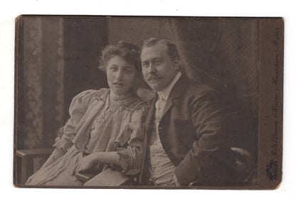 Fotografie Feines Paar - Mannheim 1900er / CAB X-23
