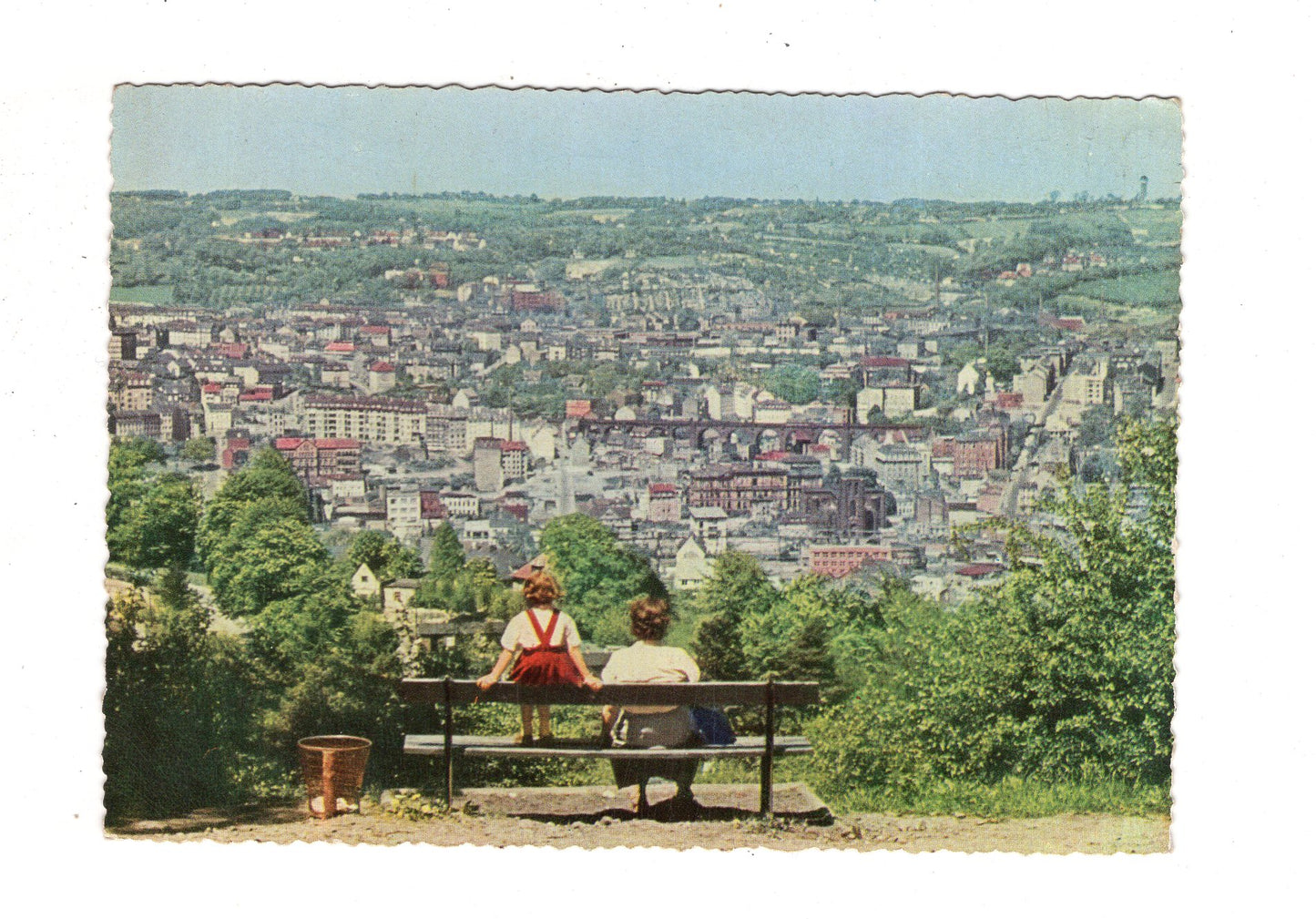 Ansichtskarte Wuppertal / Talblick / J1-58